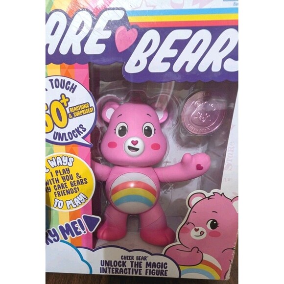 Care Bears Cheer Bear Interactive Figure – Unlock the Magic – Lights & Sounds - Picture 8 of 8